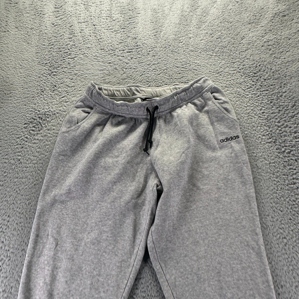 Adidas Sweatpants Womens XL Gray Cotton Activewear Performance Basketball Sports